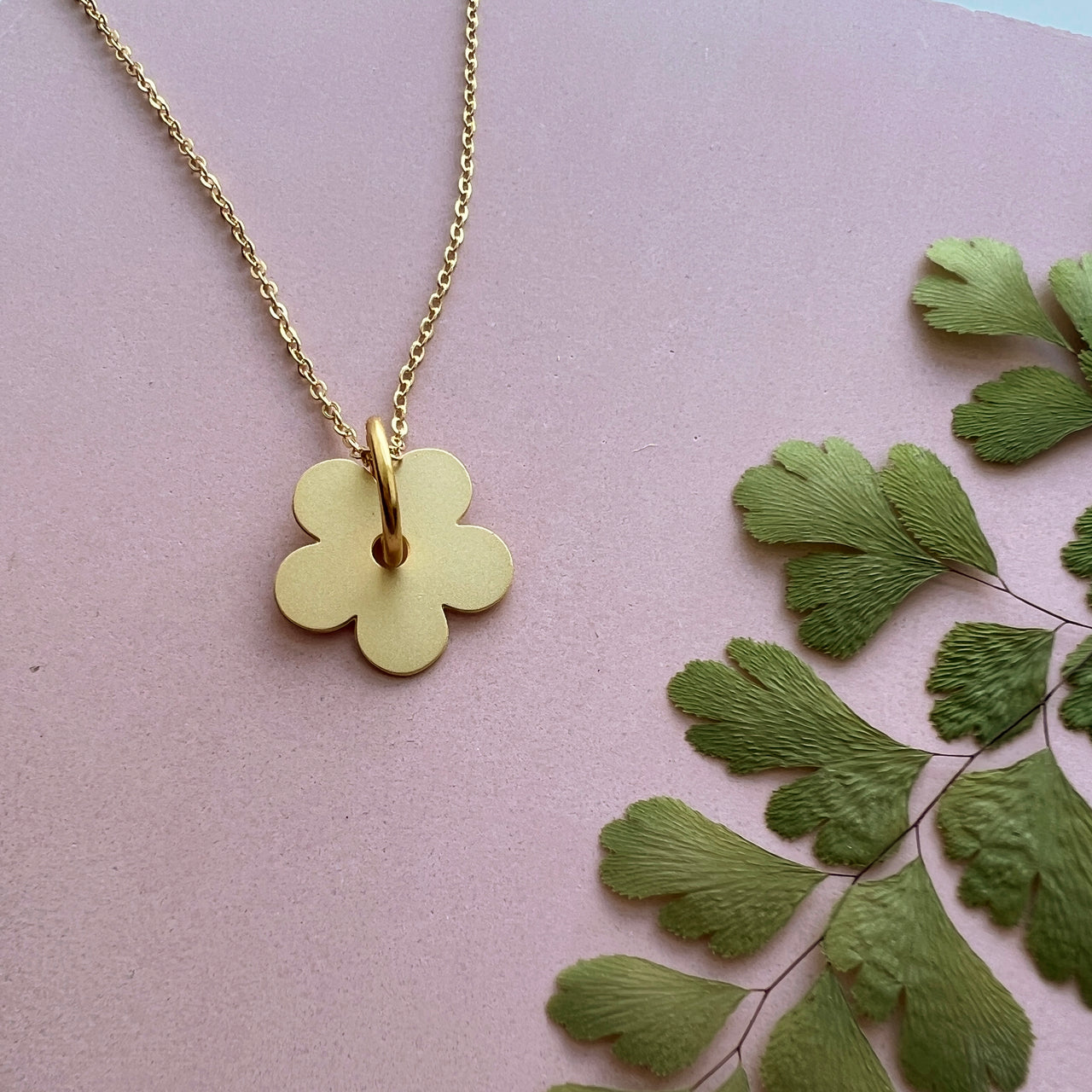 Mini Flower Necklace - Gold & Silver