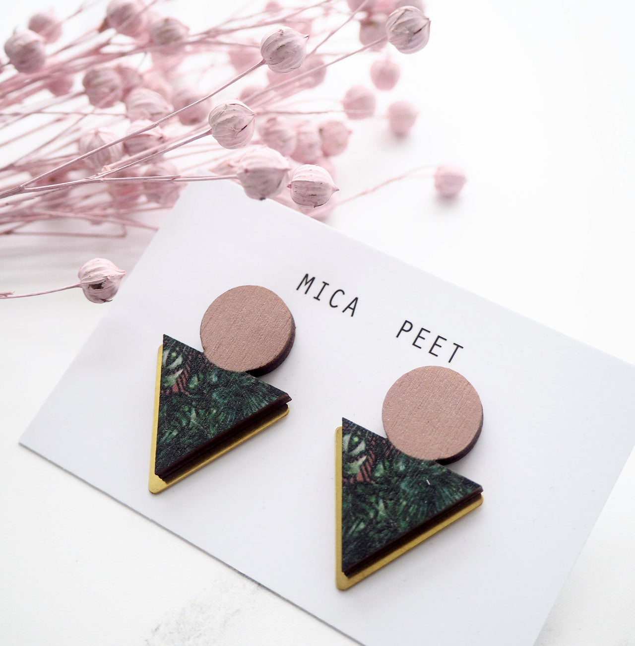 Statement Triangle Geometric Earrings