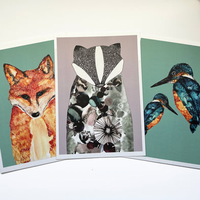 A4 Animal Illustration Prints