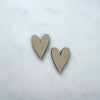 Heart Stud Earrings - Multi Colour Options