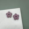 Colourful Daisy Flower Stud Earrings - Multi Colours