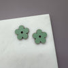 Colourful Daisy Flower Stud Earrings - Multi Colours