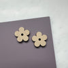 Colourful Daisy Flower Stud Earrings - Multi Colours