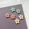 Colourful Daisy Flower Stud Earrings - Multi Colours