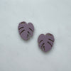 Monstera Stud Earrings - Multi Colour Options