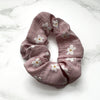 Pink Daisy Flower Scrunchie