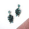 Botanical Statement Drop Earrings