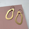 Minimal Gold Geometric Hoop Earrings