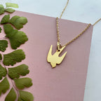Mini Swallow Necklace - Gold & Silver