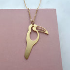Gold Toucan Necklace