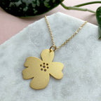 Gold Flower Necklace