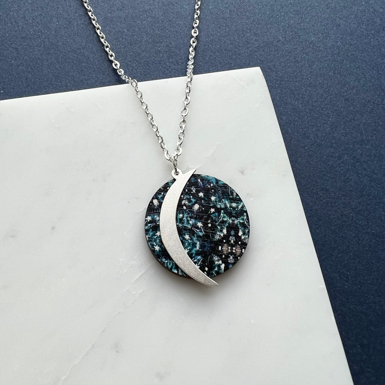 Moon Necklace - Gold, Silver & Rose Gold