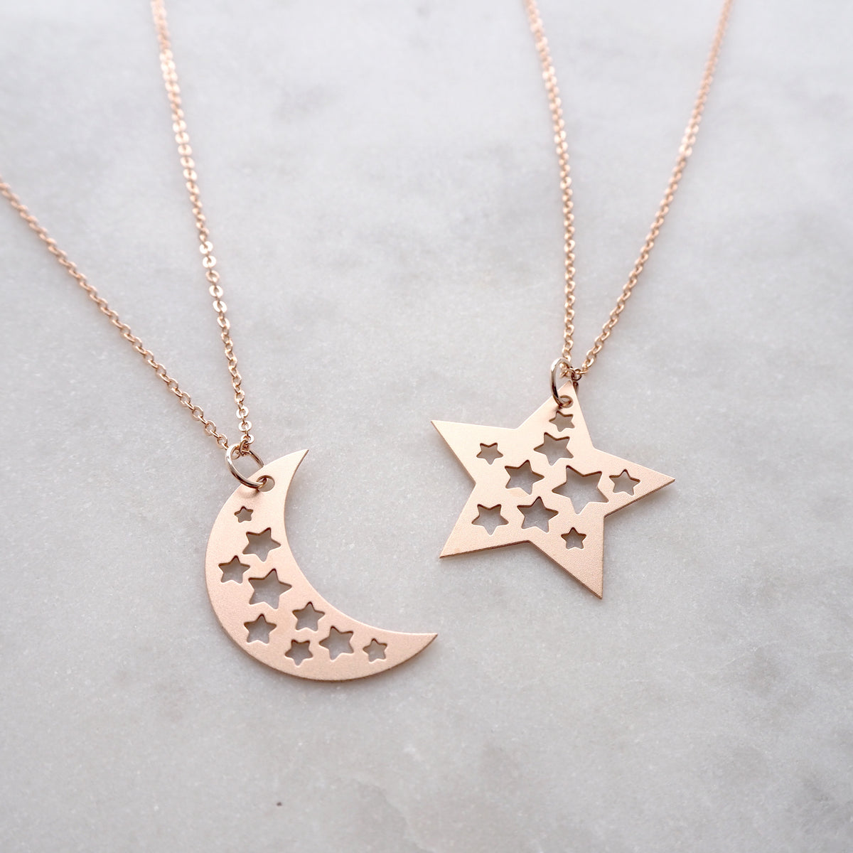 Rose Gold Star Necklace