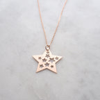 Rose Gold Star Necklace