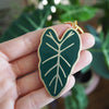 Alocasia House Plant Keyring