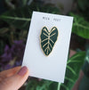 Alocasia Enamel Pin - House Plant Pin