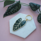 Alocasia House Plant Keyring
