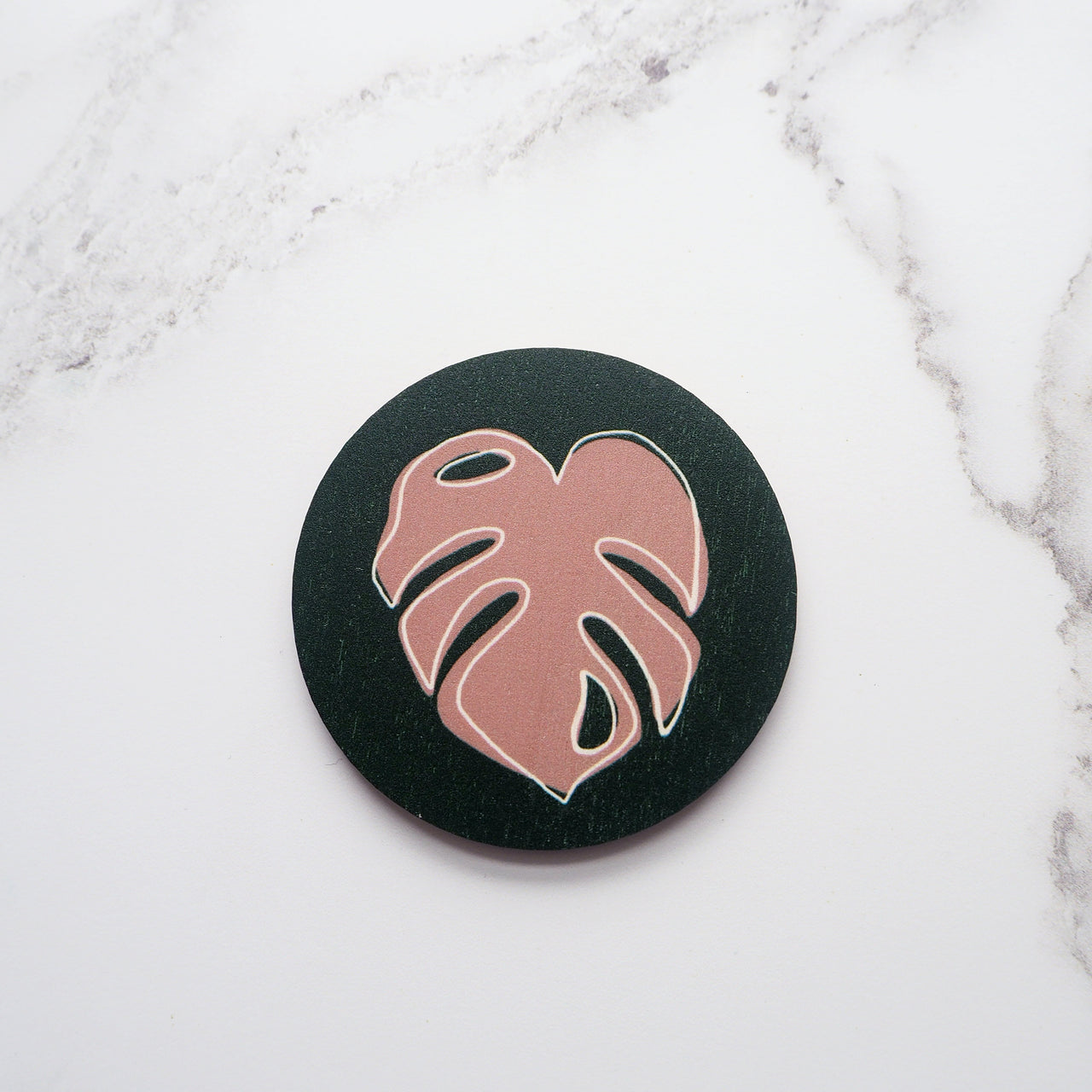 Monstera Hair Clip - Statement Green