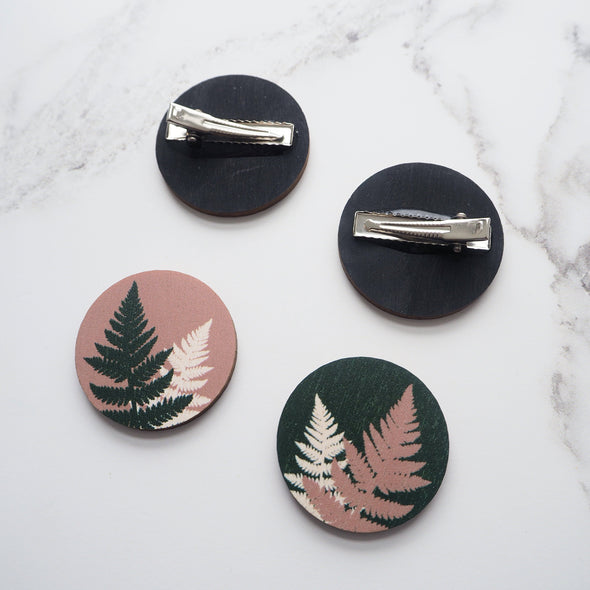 Fern Hair Clip Set