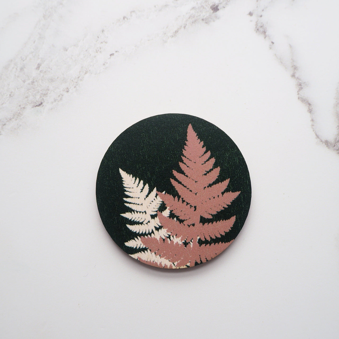 Fern Brooch - Green