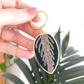Maranta Leaf Keychain