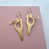 Gold Toucan Hoop Earrings